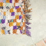 ボシャルウィット ラグ 200×113cm モロッコ手織り 一点物