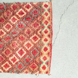 ベニワレン ラグ 86×68cm モロッコ手織り 一点物