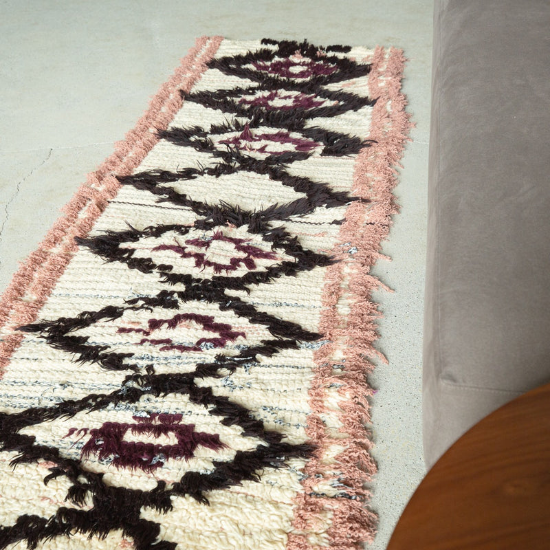 Vintage Azilal 197×65cm モロッコ手織り 一点物 | G.E.M – ラグ・絨毯