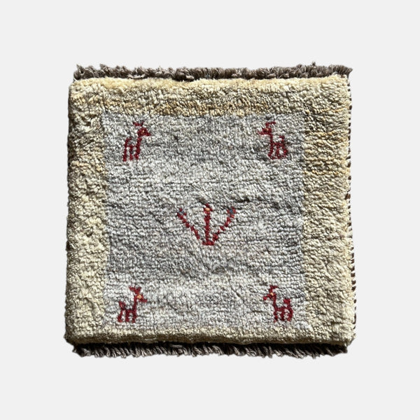 Mini Gabbeh 38×41<span>ミニギャッベ 25040111