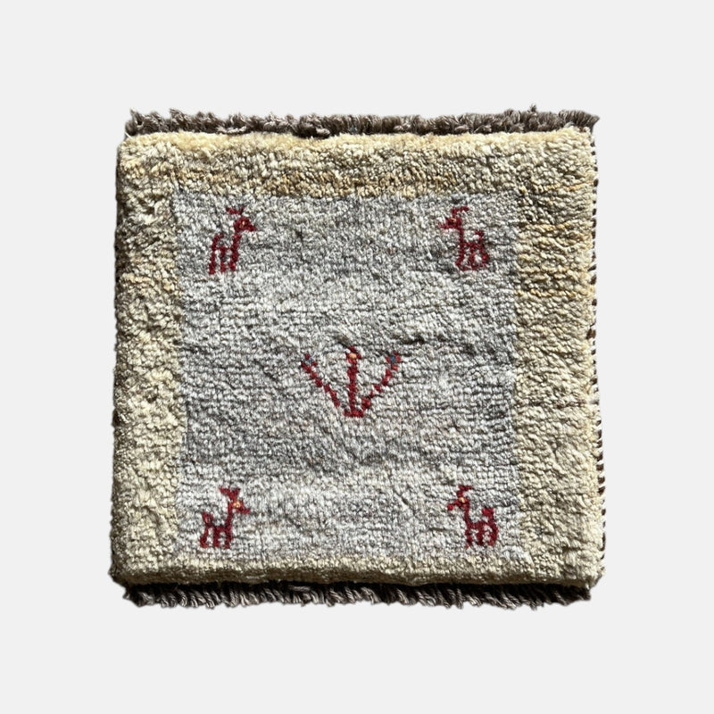 Mini Gabbeh 38×41<span>ミニギャッベ 25040111