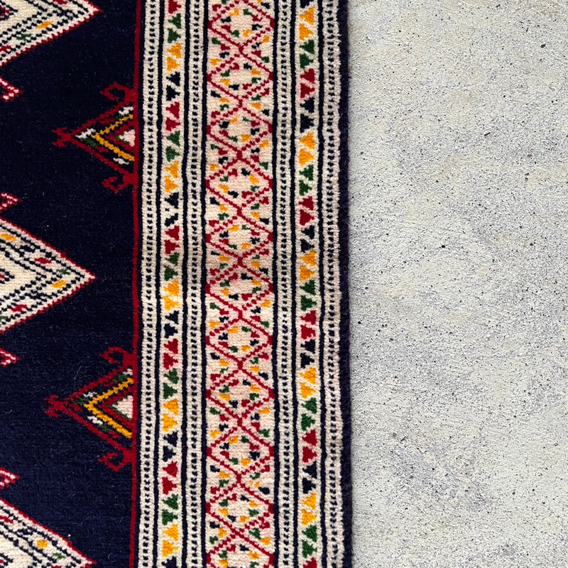 Tribal Rug 85×60<span>トライバルラグ