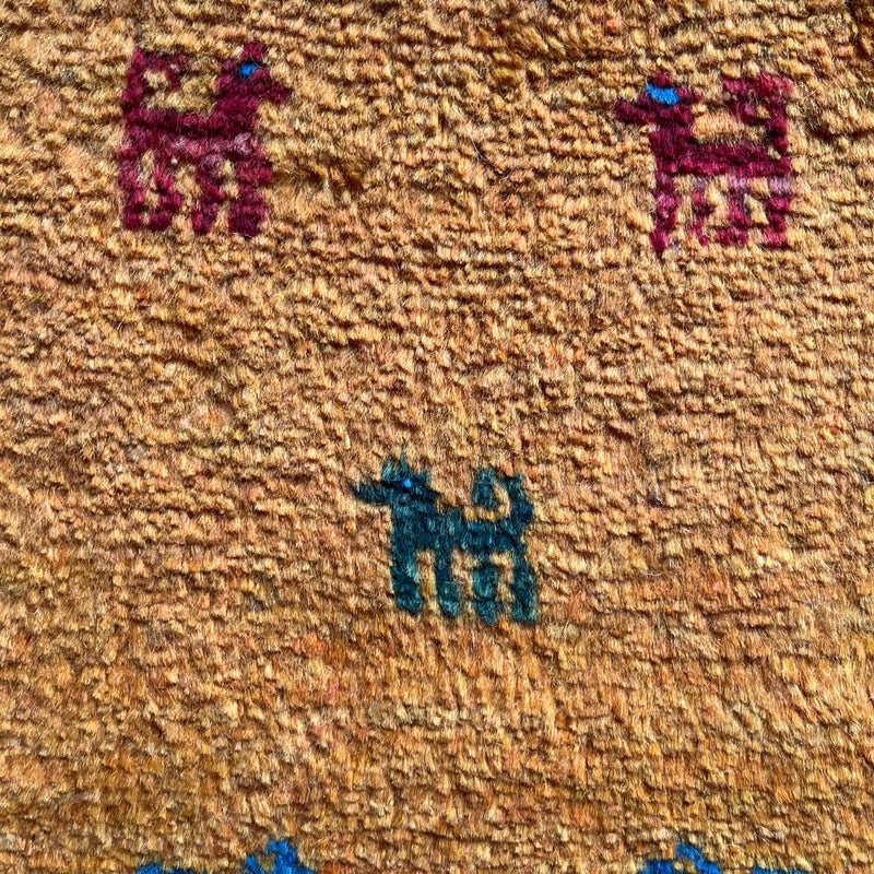 Mini Gabbeh ⑥ 36×36<span>ミニギャッベ</span>