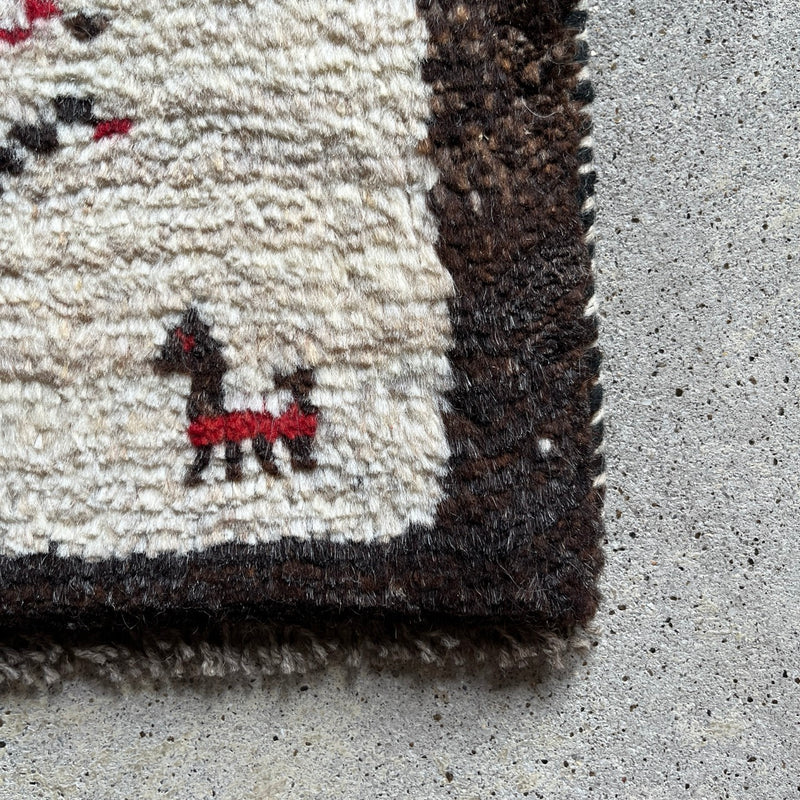 Mini Gabbeh ⑳ 37×37<span>ミニギャッベ</span>