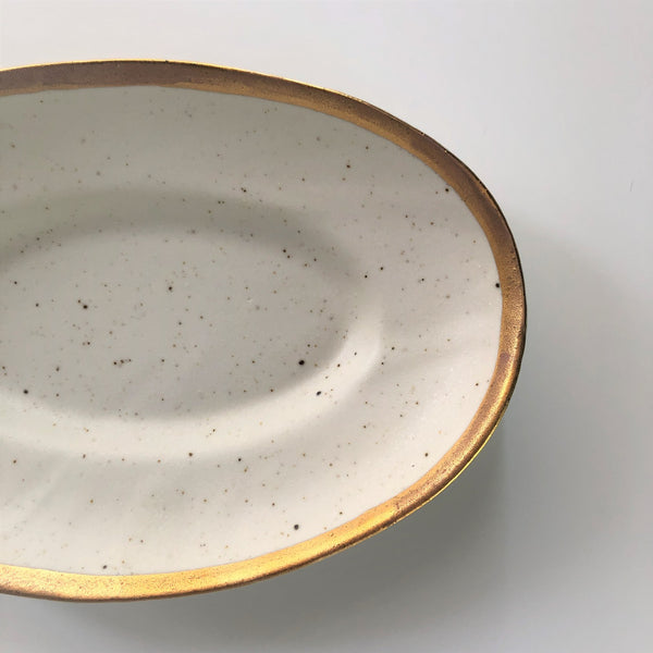 KODAMA TOKI My Dish Oval Plate Gold<span>コダマトウキマイディッシュオーバルプレートゴールド</span>