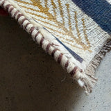 ミニギャッベ 39×35cm イラン手織り 一点物 チェアマット