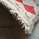 ミニギャッベ 36×38cm イラン手織り 一点物 チェアマット