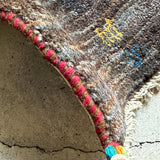 ミニギャッベ 36×40cm イラン手織り 一点物 チェアマット