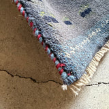 ミニギャッベ 33×38cm イラン手織り 一点物 チェアマット