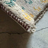 ミニギャッベ 40×38cm イラン手織り 一点物 チェアマット