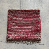 ミニギャッベ 45×41cm イラン手織り 一点物 チェアマット
