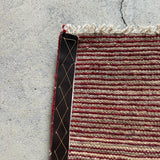 ミニギャッベ 45×41cm イラン手織り 一点物 チェアマット