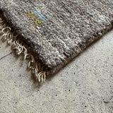 ミニギャッベ 41×35cm イラン手織り 一点物 チェアマット