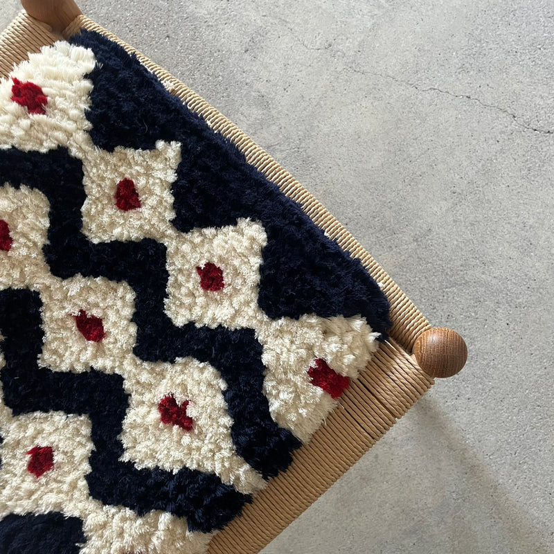 まいにちノッティング 椅子敷き <span>38×38 菊花