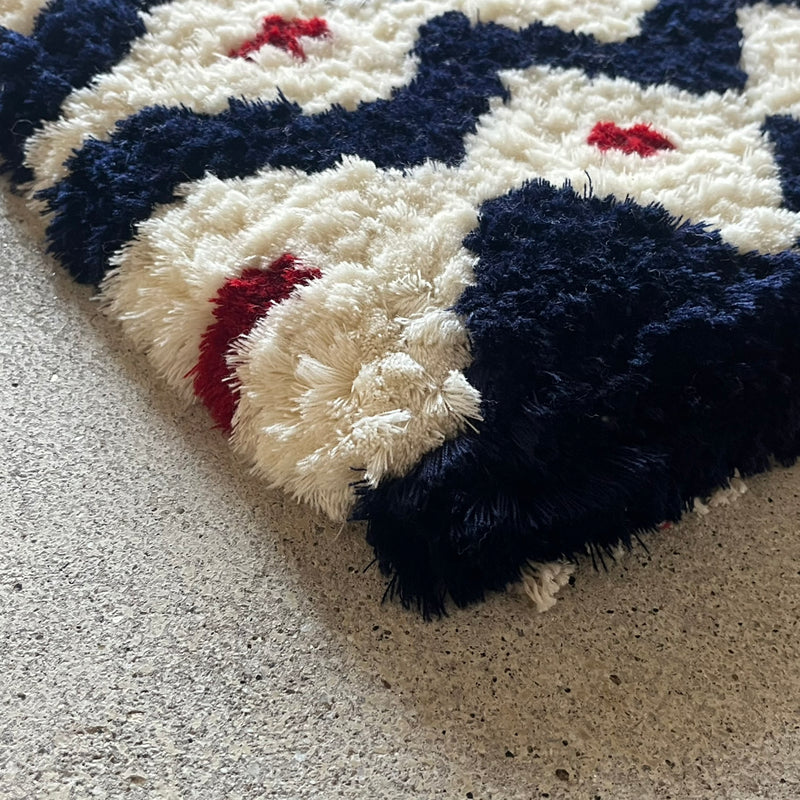 まいにちノッティング 椅子敷き <span>38×38 菊花
