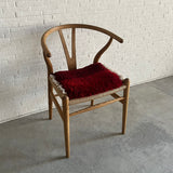 まいにちノッティング 椅子敷き <span> 35×42 コンビカラー / red 長方形