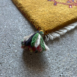 ミニギャッベ 39×36cm イラン手織り 一点物 チェアマット