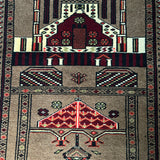 Tribal Rug 105×80<span>トライバルラグ 23103887</span>