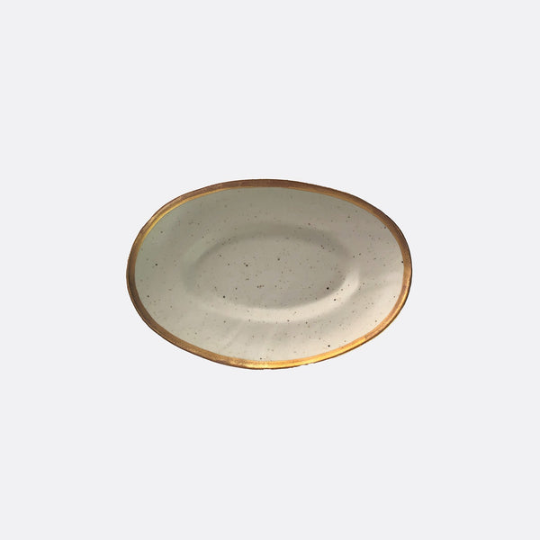 KODAMA TOKI My Dish Oval Plate Gold<span>コダマトウキマイディッシュオーバルプレートゴールド</span>