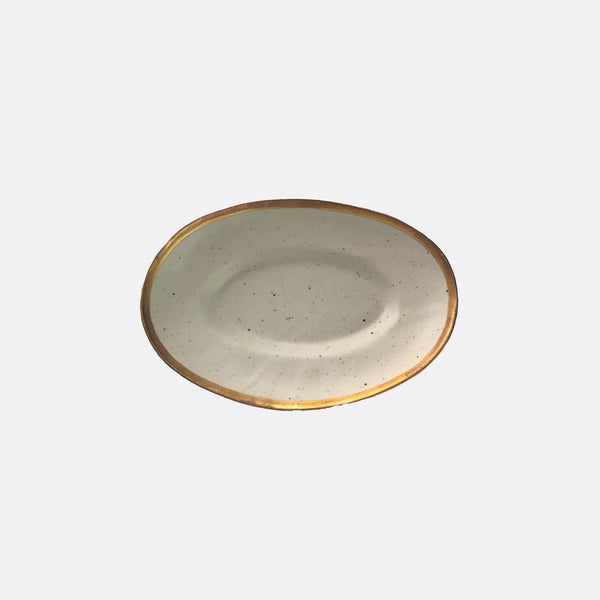 My Dish Oval Plate Gold マイディッシュオーバルプレート ゴールド