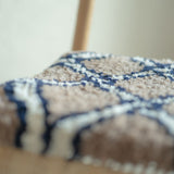 まいにちノッティング 椅子敷き 38×38 ひも結び