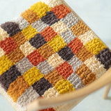 まいにちノッティング 椅子敷き 40×40 パッチワーク