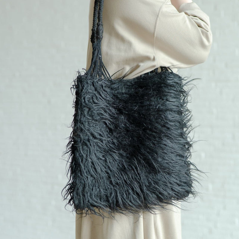 pips Chamula Wool Bag Black<span> チャムラウールバッグ ブラック