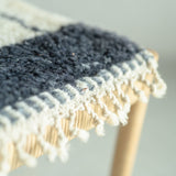 MINI BENI OUARAIN white×navy line <span>ミニベニワレン ホワイト×ネイビーライン</span>