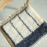 MINI BENI OUARAIN white×navy line <span>ミニベニワレン ホワイト×ネイビーライン</span>