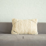 ムーリルト クッション 織り目詳細 ふわふわの質感 天然ウール