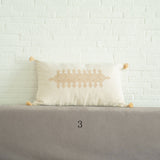 フェズ刺繍 クッション 天然素材 一点物