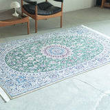 207×129cm 手織りペルシャ絨毯 ナイン産 一点もの