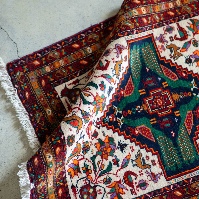 Tribal Rug 89×76<span>トライバルラグ 25032062