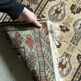Tribal Rug 93×63<span>トライバルラグ 25032536
