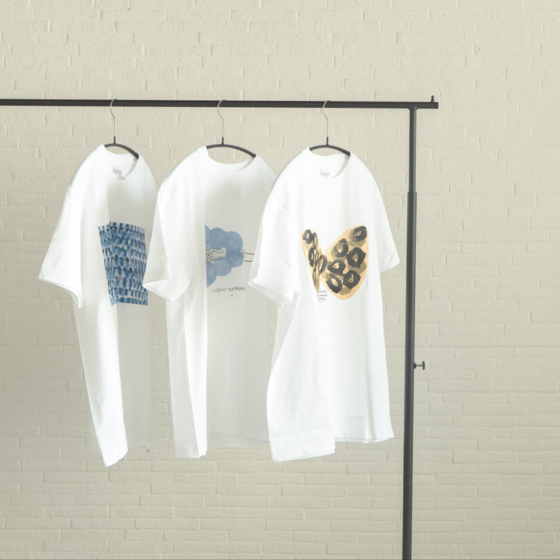 Ichiro Yamaguchi T-shirt 「HANA ラベンダー」 <span> 山口一郎 Tシャツ