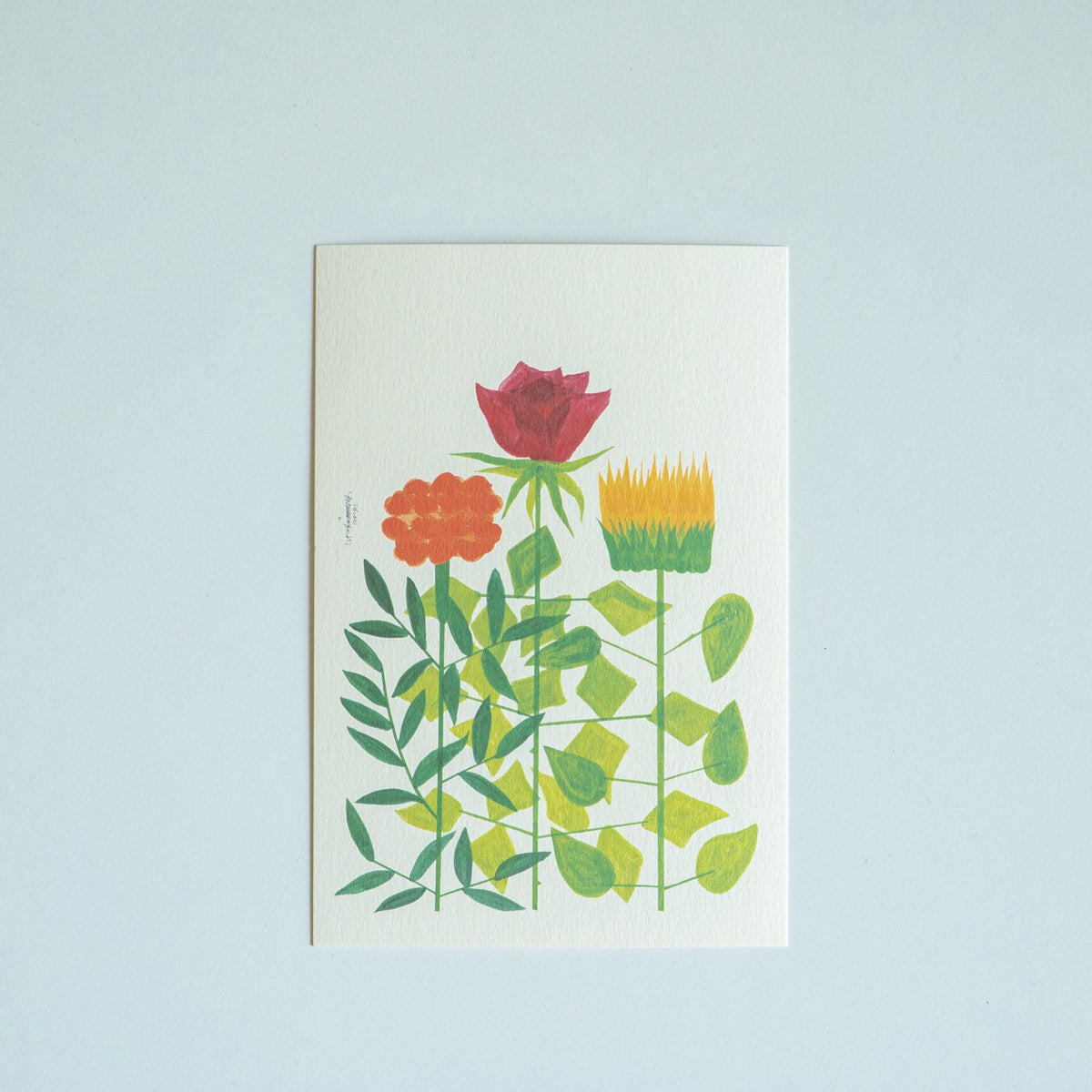 山口一郎　原画　neo flower ポストカードサイズ 山口一郎 原画 neo flower ポストカードサイズ 山口一郎 原画