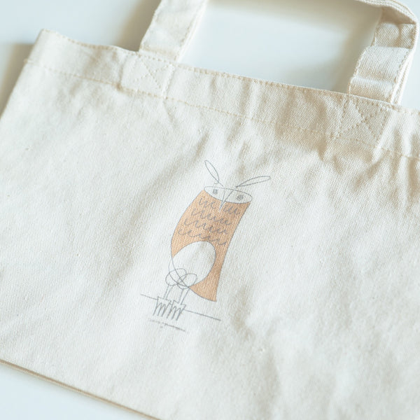 Ichiro Yamaguchi Tote bag S OWL <span> 山口一郎 トートバッグ Sサイズ