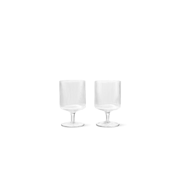 【OUTLET】ferm LIVING Ripple Wine Glasses<span>ファームリビングリップル ワイングラス</span>