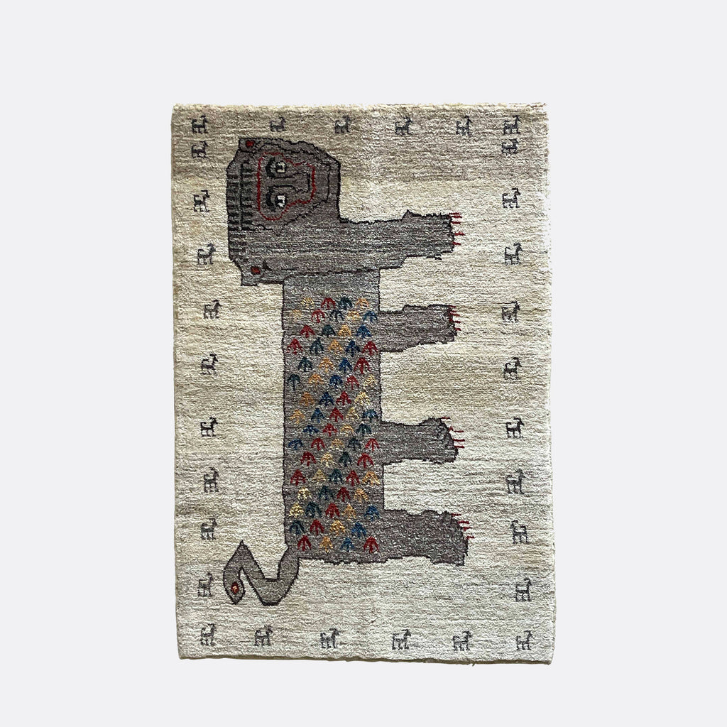 LION GABBEH 124×84 ライオンギャッベ | G.E.M ONLINE STORE